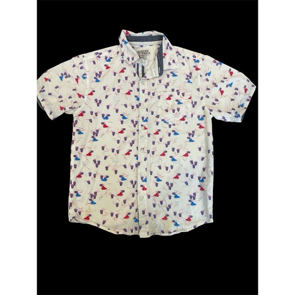 Lot Of 3 Penguin/ Free Planet Boys Button Down Shirts Size 10/12 - Picture 2 of 8
